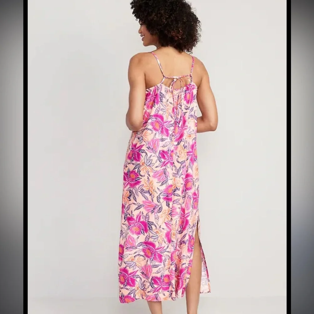 Tie-Back Maxi Slip Dress XL - Picture 1 of 9